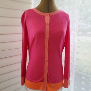 Ann Taylor Loft Cardigan Sweater Womens Size L Long Sleeve